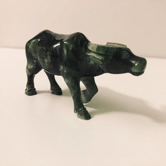 Vintage Stone  Water Buffalo 4 Inch Long Figurine - Picture 14 of 16